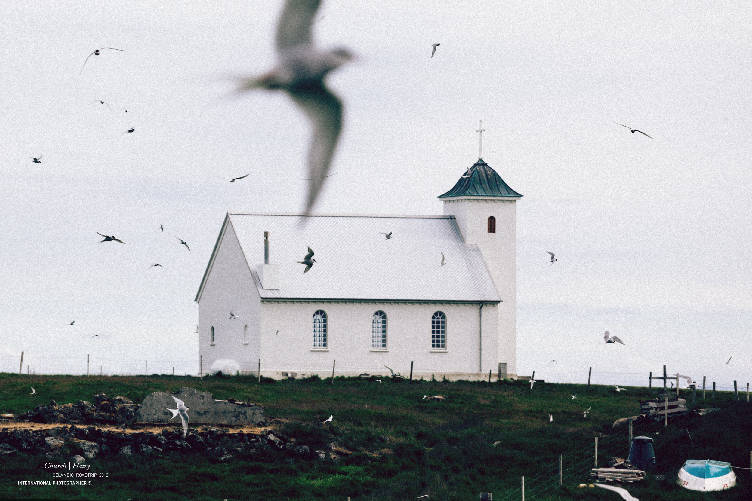 2012 ICELAND Flatey church